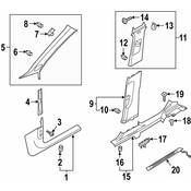 Audi Door Trim Sill Plate Insert - Genuine Audi 83A947417