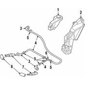 Audi Headlight Washer Nozzle - Genuine Audi 8E0955101E