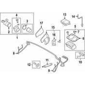 Audi VW Convertible Top Hydraulic Line Gasket Set - Genuine Audi VW 8J7898755A