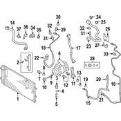 Audi A/C Refrigerant Discharge Hose Rear (RS5) - Genuine Audi 8K0260701T