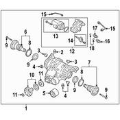 Audi Differential Oil Temperature Sensor - Genuine Audi 8K0927222D