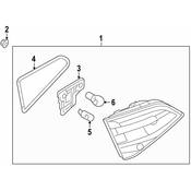 Audi Back Up Light Socket - Genuine Audi 8K5945257J