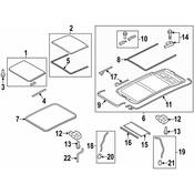 Audi Sunroof Cover - Genuine Audi 8K9877307AQS8