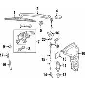 Audi Liftgate Washer Hose Adapter - Genuine Audi 8K9971821