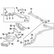 Audi VW A/C Refrigerant Line Hold Down - Genuine Audi VW 8L0971838