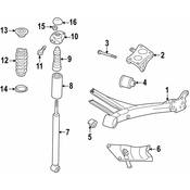 Audi Shock Absorber - Genuine Audi 8N0513025C