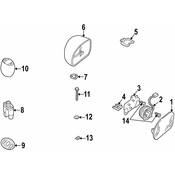 Audi Door Mirror Housing - Genuine Audi 8N0857527GRU