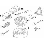 Audi Multi Purpose Tool Set - Genuine Audi 8P0860282