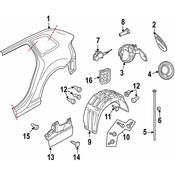 Audi Fuel Filler Housing - Genuine Audi 8P4809999C