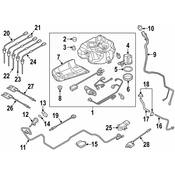 Audi Diesel Emissions Fluid Injector Feed Line - Genuine Audi 8R0131984M