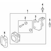 Audi Cruise Control Distance Sensor Bracket - Genuine Audi 8R0907574B