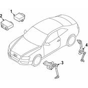 Audi Suspension Ride Height Sensor - Genuine Audi 8R0941286F