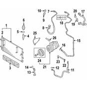 Audi A/C Refrigerant Hose Adapter - Genuine Audi 8R1260712A