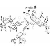 Audi Exhaust Tail Pipe Tip - Genuine Audi 8S0253825A