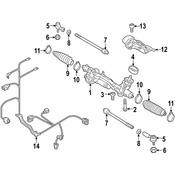 Audi Tie Rod End - Genuine Audi 8S0423810B