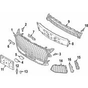 Audi Grille Reinforcement - Genuine Audi 8S0853037D