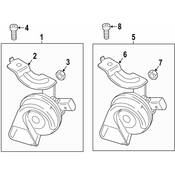 Audi Horn Bracket - Genuine Audi 8S0951230