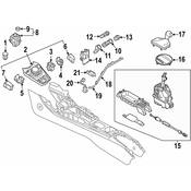Audi Auto Trans Shift Handle - Genuine Audi 8S1713139DIAP