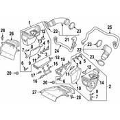 Audi Engine Air Intake Hose - Genuine Audi 8T0129599