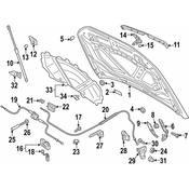 Audi Hood Safety Catch - Genuine Audi 8U0823480C