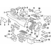 Audi Console Mat - Genuine Audi 8U08624354PK