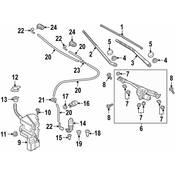 Audi Washer Fluid Reservoir - Genuine Audi 8U0955453Q