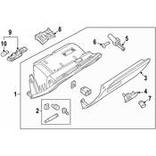 Audi Glove Box Door - Genuine Audi 8U1857124CBA4