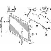 Audi Engine Coolant Reservoir - Genuine Audi 8V0121407A