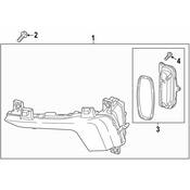 Audi Daytime Running Light - Genuine Audi 8V0941056