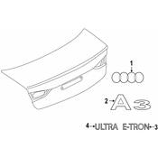 Audi Hatch Emblem - Genuine Audi 8V48537422ZZ