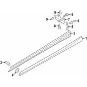 Audi Mud Guard - Genuine Audi 8V58538339B9
