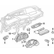 Audi Ambient Light Sensor - Genuine Audi 8W09075394PK
