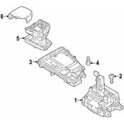 Audi Auto Trans Shift Lever Knob Cap - Genuine Audi 8W1713139E25M