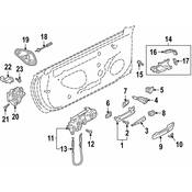 Audi Exterior Door Handle - Genuine Audi 8W6837020H4PK