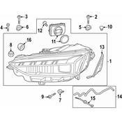 Audi Headlight Assembly - Genuine Audi 8W6941085F