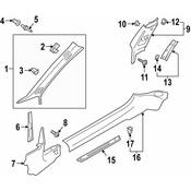 Audi Door Trim Sill Plate Insert - Genuine Audi 8W6947418C9B9