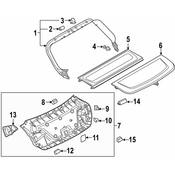 Audi Cargo Cover - Genuine Audi 8W88677697U3