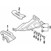 Audi VW Engine Cover Washer - Genuine Audi VW N0116954