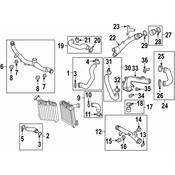 Audi VW Turbocharger Intercooler Pipe Clamp - Genuine VW Audi N10734701