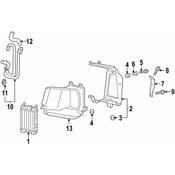 Audi VW Radiator Coolant Hose Hold Down - Genuine Audi VW N10793901