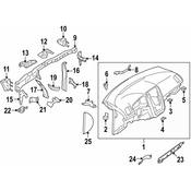 VW Instrument Panel Nut - Genuine VW N90698901