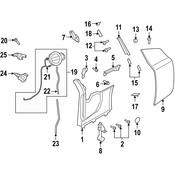 Audi VW Interior Quarter Panel Trim Panel Bolt - Genuine VW Audi N91057401