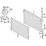 Audi Radiator Mount Bolt - Genuine Audi WHT005232