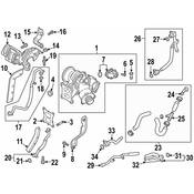 Audi VW Turbocharger Mounting Bolt - Genuine VW Audi WHT008373A