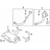 Audi VW Trans Oil Cooler Line Clamp - Genuine Audi VW WHT008617