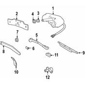 Volvo Headlight Wiper Blade - Genuine Volvo 274432