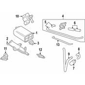Volvo Emission Hose (V70 S80) - Genuine Volvo 30622228