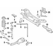 Volvo Subframe Diagonal Brace - Genuine Volvo 30633887