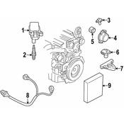 Volvo Engine Camshaft Position Sensor Bracket - Genuine Volvo 30637802