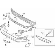 Volvo Bumper Cover Bracket - Genuine Volvo 30678278